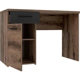 Forte Kinderschreibtisch Jacky 110 x 76 x 53 cm braun