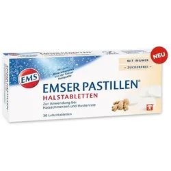 Emser Pastillen Ingwer Zuckerfrei