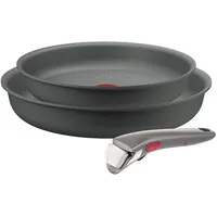 TEFAL INGENIO HALO PFANNENSET 3-TEILIG, PFANNEN 22 / 26 CM MIT ABNEHMBARER GRIFF