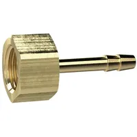 Riegler Aufschraubschlauchtülle Messing LW 6 mm G 1/8