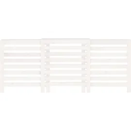 vidaXL Heizkörperverkleidung Weiß 210x21x85 Cm Massivholz Kiefer - vidaXL