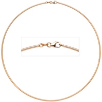 Halsreif JOBO Halsketten Gr. Roségold 585, Länge: 42 cm, rosegold (roségold 585) Damen Halsketten