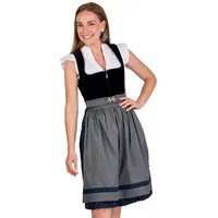 MarJo Dirndl Samt Dirndl 2tlg. - AMORBACH - nachtblau blau 38