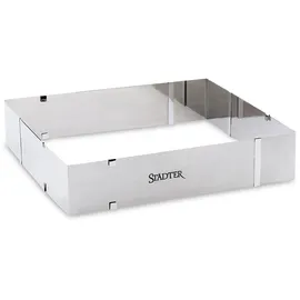 Städter Backrand Rechteck verstellbar Edelstahl,