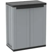 Terry Schrank Kunststoff 68x37,5x85 cm grau 2 Türen