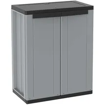 Terry Schrank Kunststoff 68x37,5x85 cm grau 2 Türen