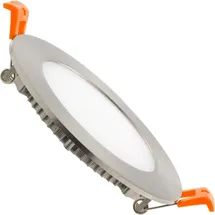 efectoLED Einbauleuchte 18W Rund Silber 3000K Warmweiß