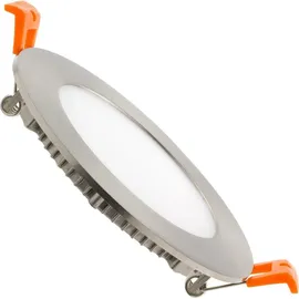 efectoLED Einbauleuchte 18W Rund Silber 3000K Warmweiß