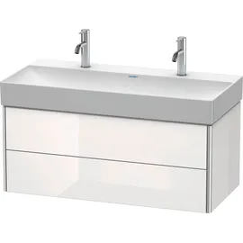 Duravit XSquare Waschtischunterschrank, 2 Schubkästen, Betongrau matt