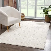 Carpet City "Focus 2997", beige Creme B:200cm H:20mm L:290cm, Polypropylen, Teppiche, Läufer, Boho, Hochtief-Muster/ 3D-Effekt, für Wohnzimmer, Schlafzimmer
