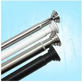 HAYRETS Duschvorhangstange 160-300 cm schwarz