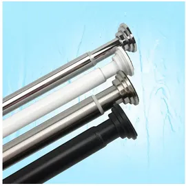 HAYRETS Duschvorhangstange 160-300 cm schwarz