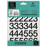 Exacompta Selbstklebezahlen 0-9 30 mm schwarz