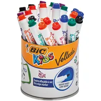 BIC KiDS Mini VELLEDA Whiteboard-Marker (trocken abwischbar) Trommel mit