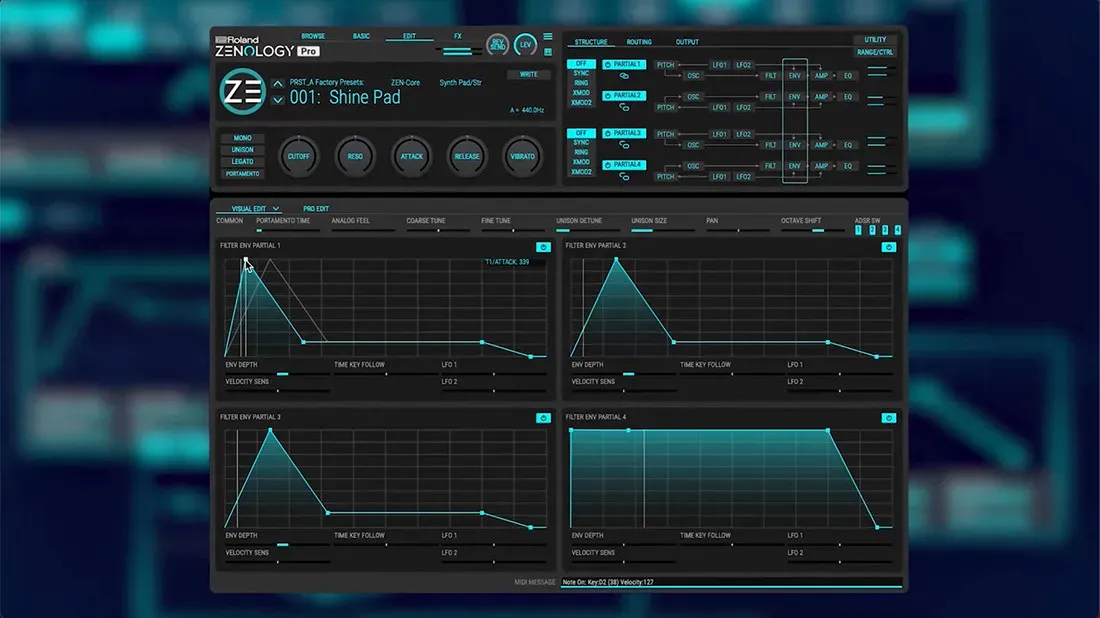 Roland Cloud Software - ZENOLOGY PRO