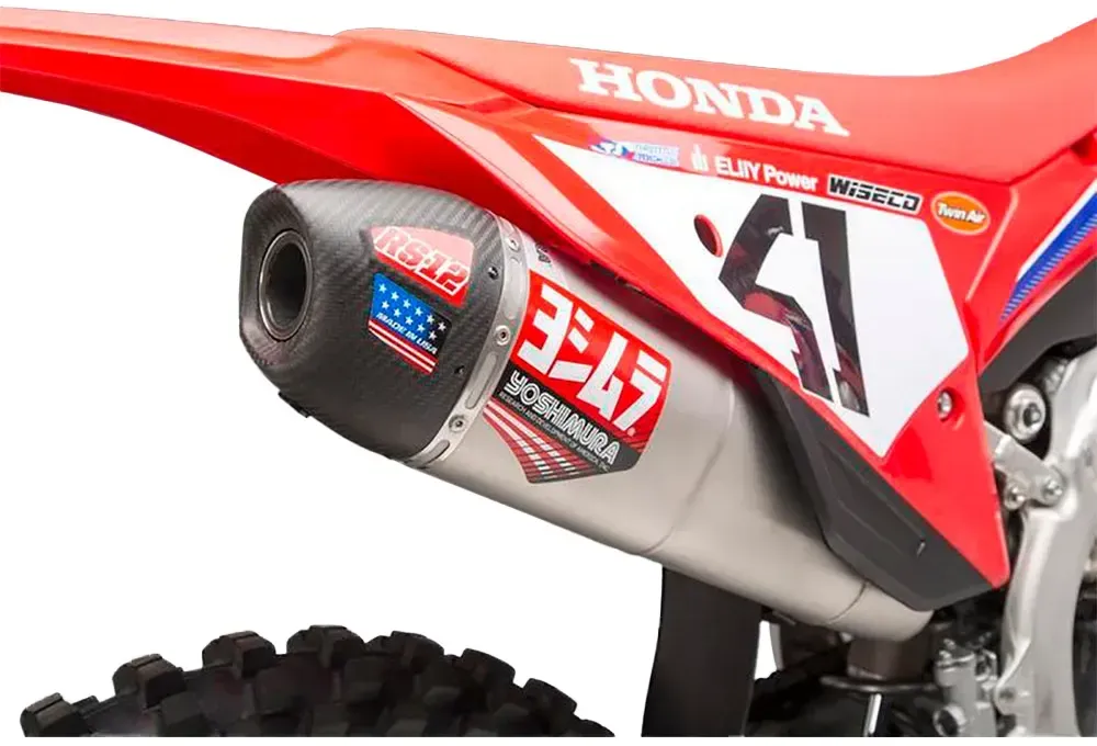 Yoshimura Usa Signature Rs-12 Honda Crf250 2022 228452s320 Nicht Homologierter Schalldämpfer - Silver - Not Homologated