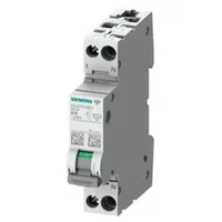 Siemens 5SL6016-6MC Leitungsschutzschalter Messfunktion, Kommunikation 230V 6kA, 1+N, B, 16A