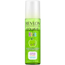 REVLON Professional REVLON EQUAVE Kids Apple Detangling Conditioner, 200 ml, entwirrender Leave in Sprühconditioner für Kinder, 2-Phasen Haarpflege für glänzende, seidige Haare