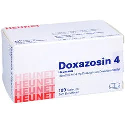 Doxazosin 4 Heumann Tabl.Heunet 100 St