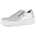 Leder-Sneakers in Silber 39