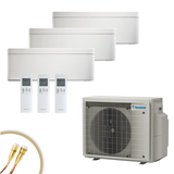 DAIKIN Stylish Klimaanlage | 3x FTXA25CW | 3x2,5 kW + 3x7m Quick Connect