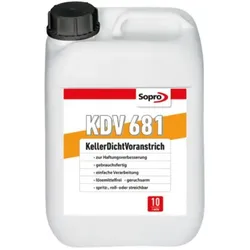 Sopro KDV 681 Kellerdicht Voranstrich Abdichtung Keller 10 Liter