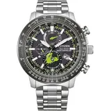 Citizen Herren Armbanduhr By3006-53E 46mm Eco-Drive Funkuhr Saphirglas