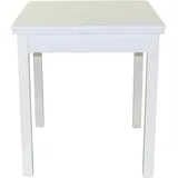 Esstisch, weiß (weiß, weiß, weiß), H:75cm T:67cm, HOFMANN LIVING AND MORE, Tische, Esstisch, ausziehbar
