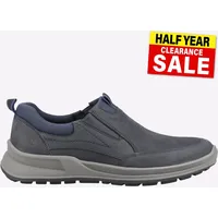 Hush Puppies Arthur Herren Memory Foam Legere Anzug Slip-On Modische Schuhe Navy