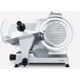 Elektrische Aufschnittmaschine für Schinken, Fleisch, Wurst MSX300, professionell, präzise, Schnittstärke 0-15 mm, italienische Klinge 30 cm, Schärfer