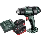 Metabo HG 18 LTX 500 Akku Heißluftgebläse 18 V 300 / 500 °C + 2x LiHD Akku 5,5 Ah + Ladegerät