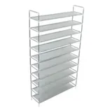 vidaXL Schuhregal 97 x 8 x 18 cm silber / silbern