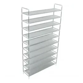vidaXL Schuhregal 97 x 8 x 18 cm silber / silbern