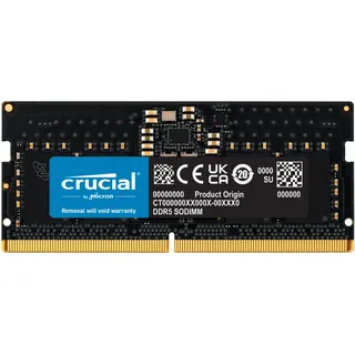 Crucial DDR5-4800 CL 40 SO-DIMM RAM Notebook Speicher CT8G48C40S5