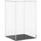 vidaXL Vitrine, Schaukasten Staubschutz, Sammlervitrine für Sammlerstücke Spielzeug Figuren, Ausstellungsbox Acrylbox, Transparent Acryl