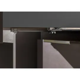 WIMEX Kombikommode 135 x 84 x 41 cm Graphit / Plankeneiche