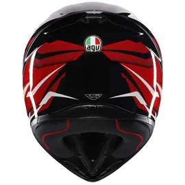 AGV K1 S Lion Helm, schwarz-weiss-rot, Größe XL