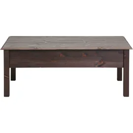 Home Affaire Couchtisch HOME AFFAIRE "Lisa, TOPSELLER", braun (dunkelbraun), B:110cm H:42cm T:70cm, Tische, Couchtisch, mit großer Schublade, Breite 110 cm, Landhausstil