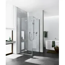 Kermi Diga 2SR rechts 110 x 200 cm silber