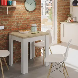 venditadimobilionline Ausziehtisch 67 x 79 x 67 cm weiß