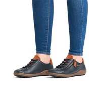 REMONTE Schnürschuh blau