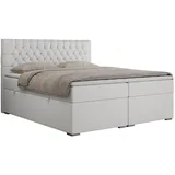 MKS Boxspringbett 160 x 200 cm H4 Weiß