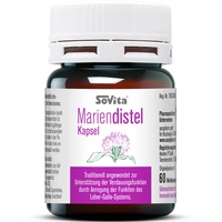 Sovita med Mariendistel Kapseln | mildes und pflanzliches Arzneimittel bei Verdauungsbeschwerden | 60 Kapseln