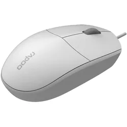 Rapoo Optische Maus "N100", weiß kabelgebunden Computer-Maus