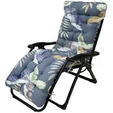 Liegenauflage- Auflage Gartenliege-Deckchair Sitzkissen Gartenstuhlauflage-für Polsterauflage- Sofakissen-Liegestuhl-Schwungliege-Relaxliege Sonnenliege Kissen ( Color : #88 , Size : 170x53x8cm/67x21x