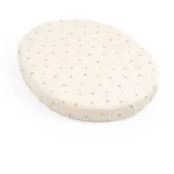 Stokke Spannbettlaken SleepiTM Mini Spannbettlaken V3, Mickey Celebration weiß