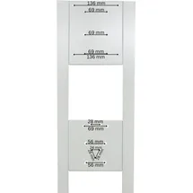 a-TroniX Standsäule für Wallbox Edelstahl weiß