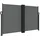 vidaXL Seitenmarkise Ausziehbar 140 x 1000 cm Anthrazit Polyester