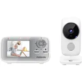 Motorola Baby MBP481AXL Video Baby Monitor 2,4" Babyphone 300m Reichweite, 2-Wege-Sprache, Schlaflieder, Raumtemparatur, Infrarot Nachtsicht