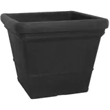Scheurich Pflanzkübel Pflanzkübel Pflanzkübel Pflanztopf Blumenkübel "Lisa" aus Kunststoff schwarz 40 cm